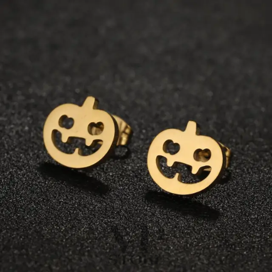 Stainless steel earrings - fun ghosts