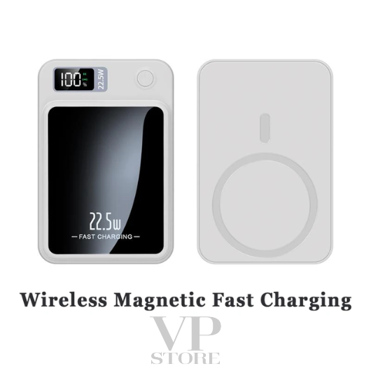 Magnetic Wireless Power Bank Portable Fast Wireless Charger For iPhone 12 13 14 ProMax External Auxiliary Battery Pack