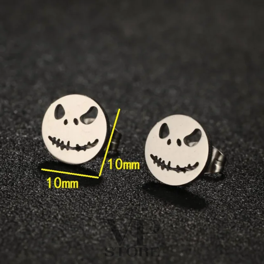 Stainless steel earrings - fun ghosts