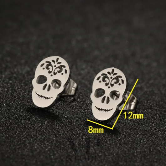 Stainless steel earrings - fun ghosts