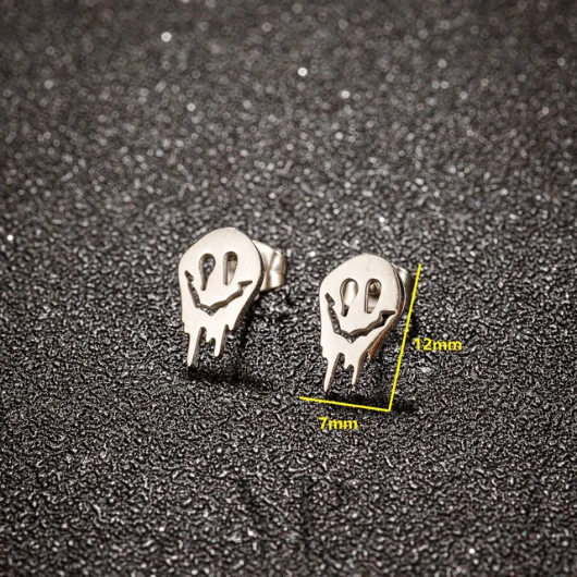 Stainless steel earrings - fun ghosts