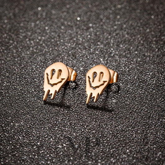 Stainless steel earrings - fun ghosts