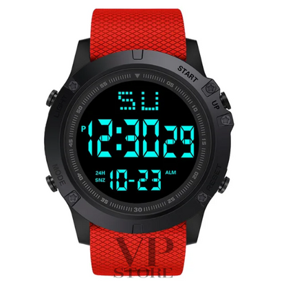 Multifunctional Men's Sports Digital Watch - Water Resistance Luminous