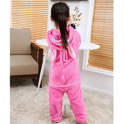 Stitch and Angel plush pyjamas, winter jumpsuit