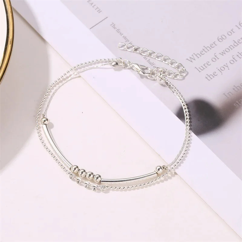 Retro Double-layer Anklet