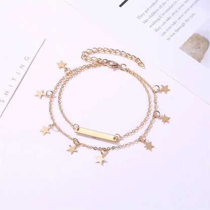 Star Charms Anklet